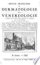 Revue française de dermatologie et de vénéreologie