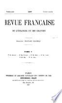 Revue française de l'étranger et des colonies