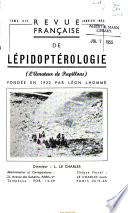 Revue française de lépidoptérologie