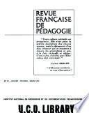 Revue française de pédagogie