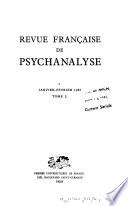 Revue française de psychanalyse
