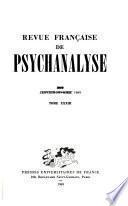 Revue française de psychanalyse