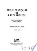 Revue française de psychanalyse