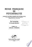 Revue française de psychanalyse