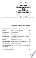 Revue française de science politique