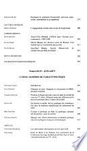 Revue française de science politique