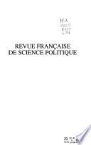 Revue française de science politique