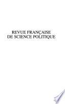 Revue francaise de science politique