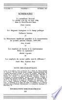 Revue française de science politique