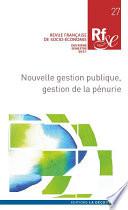 Revue Française de Socio-Économie n° 27
