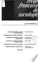 Revue française de sociologie