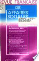Revue française des affaires sociales