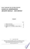 Revue française des affaires sociales