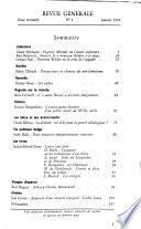 Revue générale belge