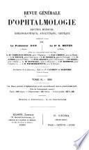Revue générale d'ophtalmologie