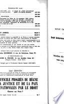 Revue génerale de droit international public