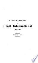Revue génerale de droit international public
