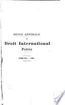 Revue génerale de droit international public