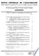 Revue générale de l'électricité
