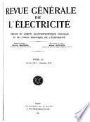 Revue générale de l'électricité