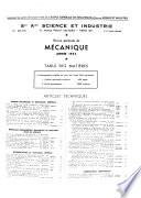 Revue générale de mécanique électricité