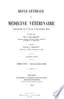 Revue générale de médecine vétérinaire...