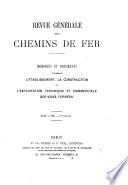 Revue générale des chemins de fer
