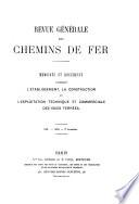 Revue générale des chemins de fer