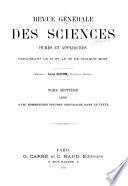 Revue générale des sciences pures et appliquées