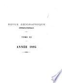Revue géographique internationale ...