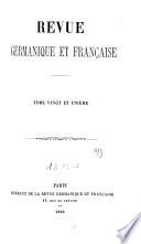 Revue Germanique et Française