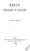 revue germanique et francaise