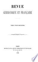 Revue germanique et française