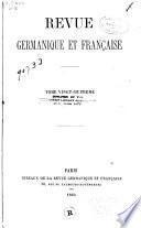 Revue germanique et française