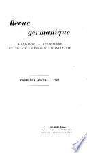 Revue germanique