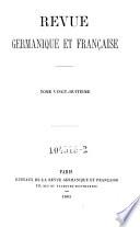 Revue germanique