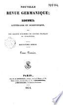 Revue germanique