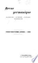 Revue germanique