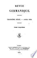 Revue germanique