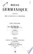 Revue germanique