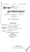 Revue germanique