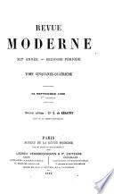 Revue germanique, publ. par C. Dollfus et A. Nefftzer [afterw] Revue germanique, française et étrangère [afterw.] Revue germanique et française [afterw.] Revue moderne