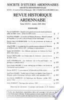Revue historique ardennaise