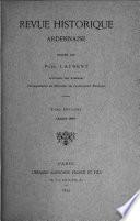 Revue historique ardennaise ...