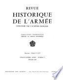 Revue historique de l'armée