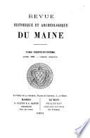 Revue Historique et Archeologique du Maine