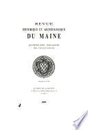 Revue historique et archéologique du Maine