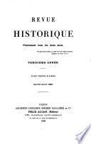 Revue historique