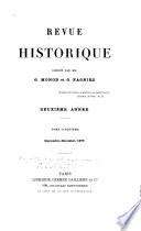 Revue historique