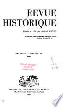 Revue historique